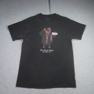 Slumped T Shirt Mens Large Black The Barre Baby Bear Graphic Big Moe USA